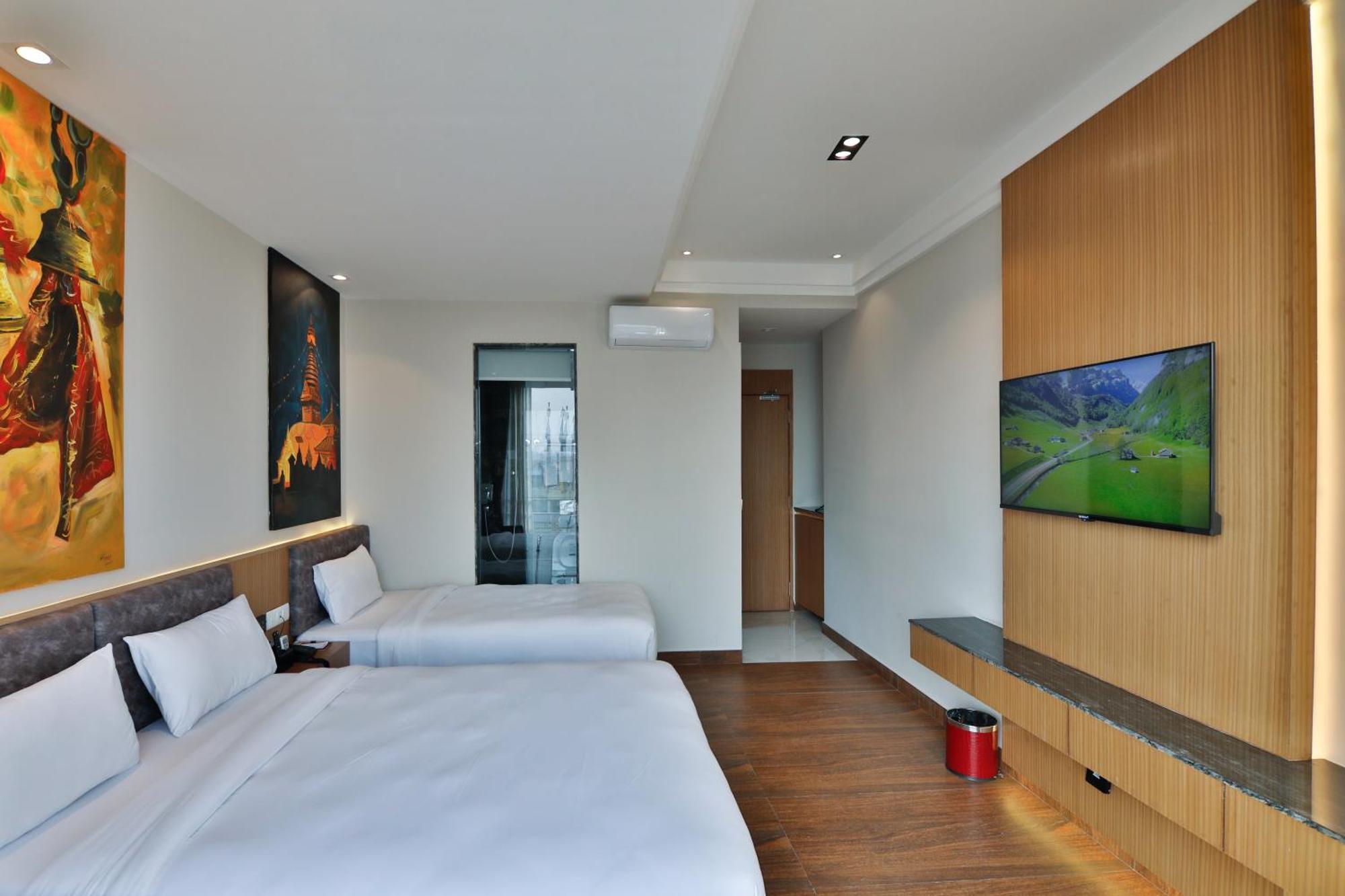 Lakhey Hotel Katmandou Extérieur photo